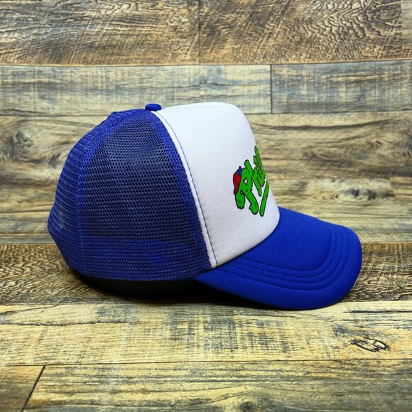 Philadelphia Phillies Mens Trucker Hat Blue Snapback Phanatic Mascot Ball Cap - Picture 4 of 8